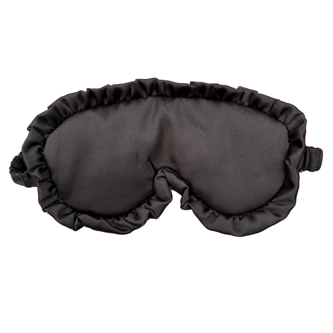 Black Satin Sleep Mask