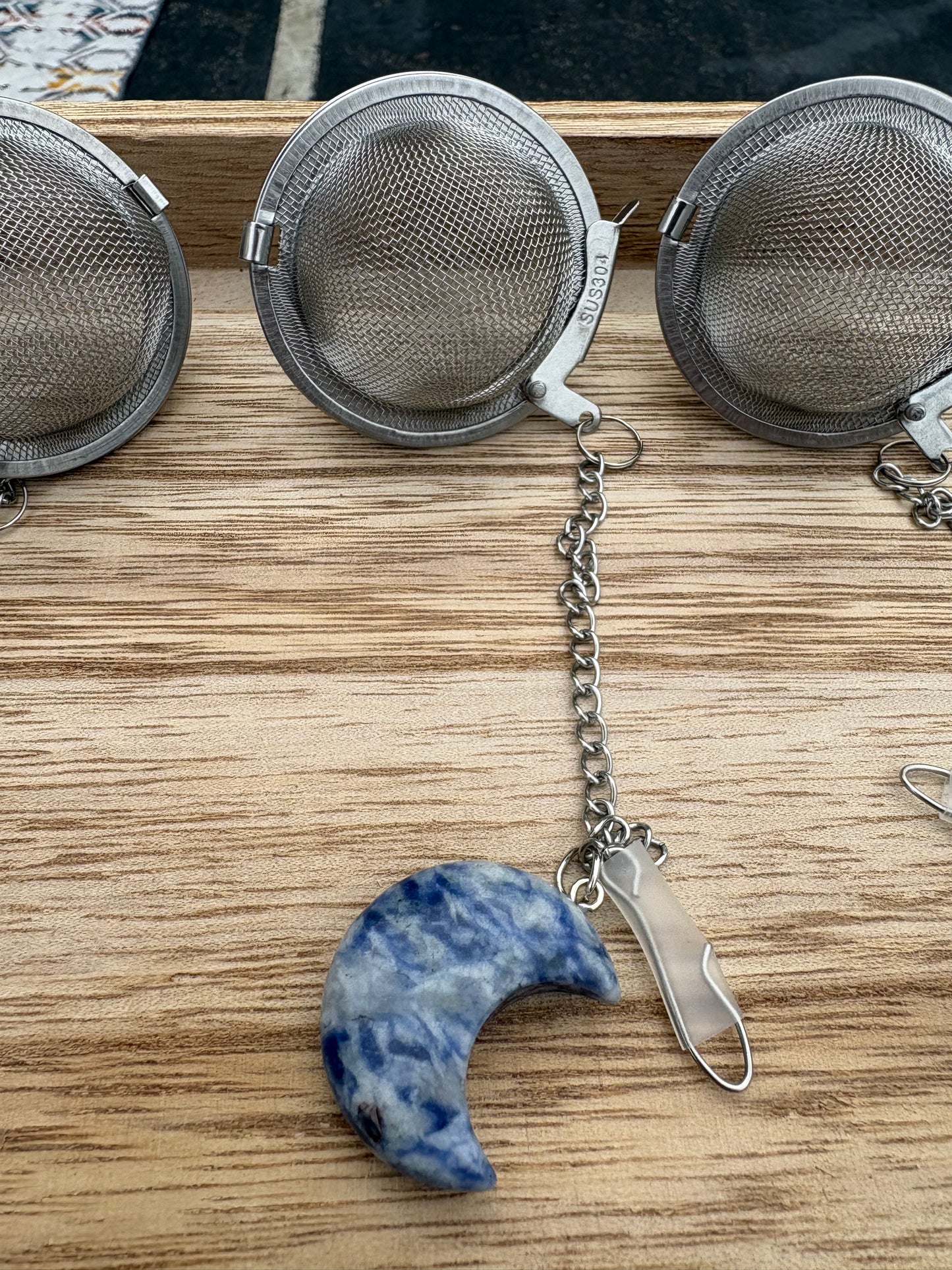 Crystal Moon Tea Strainer