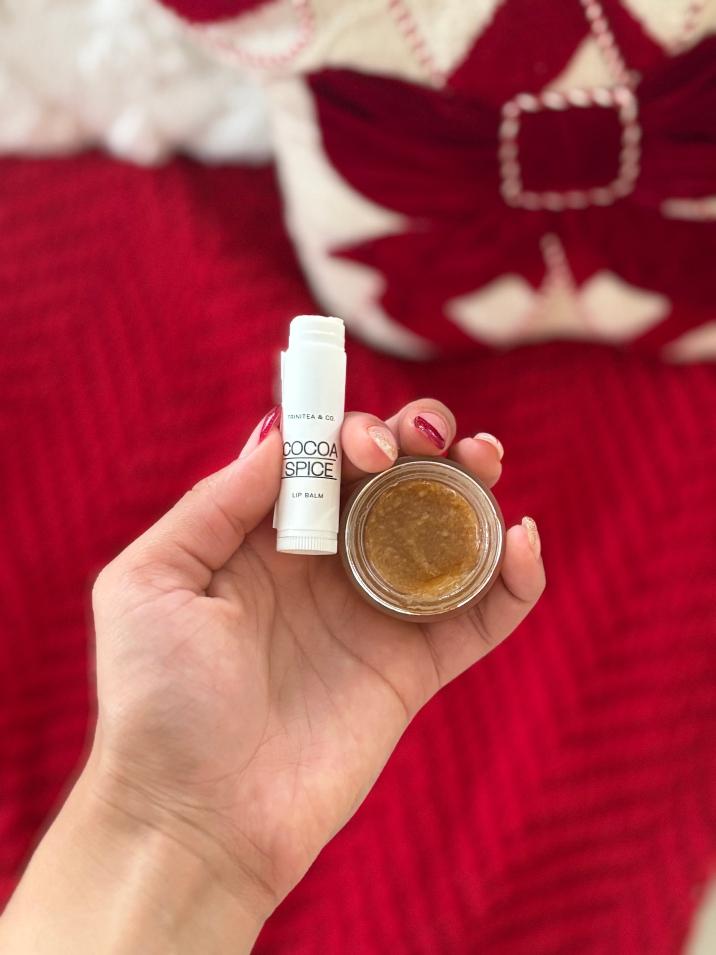 Cocoa Spice Chapstick & Brown Sugar Lip Scrub Duo