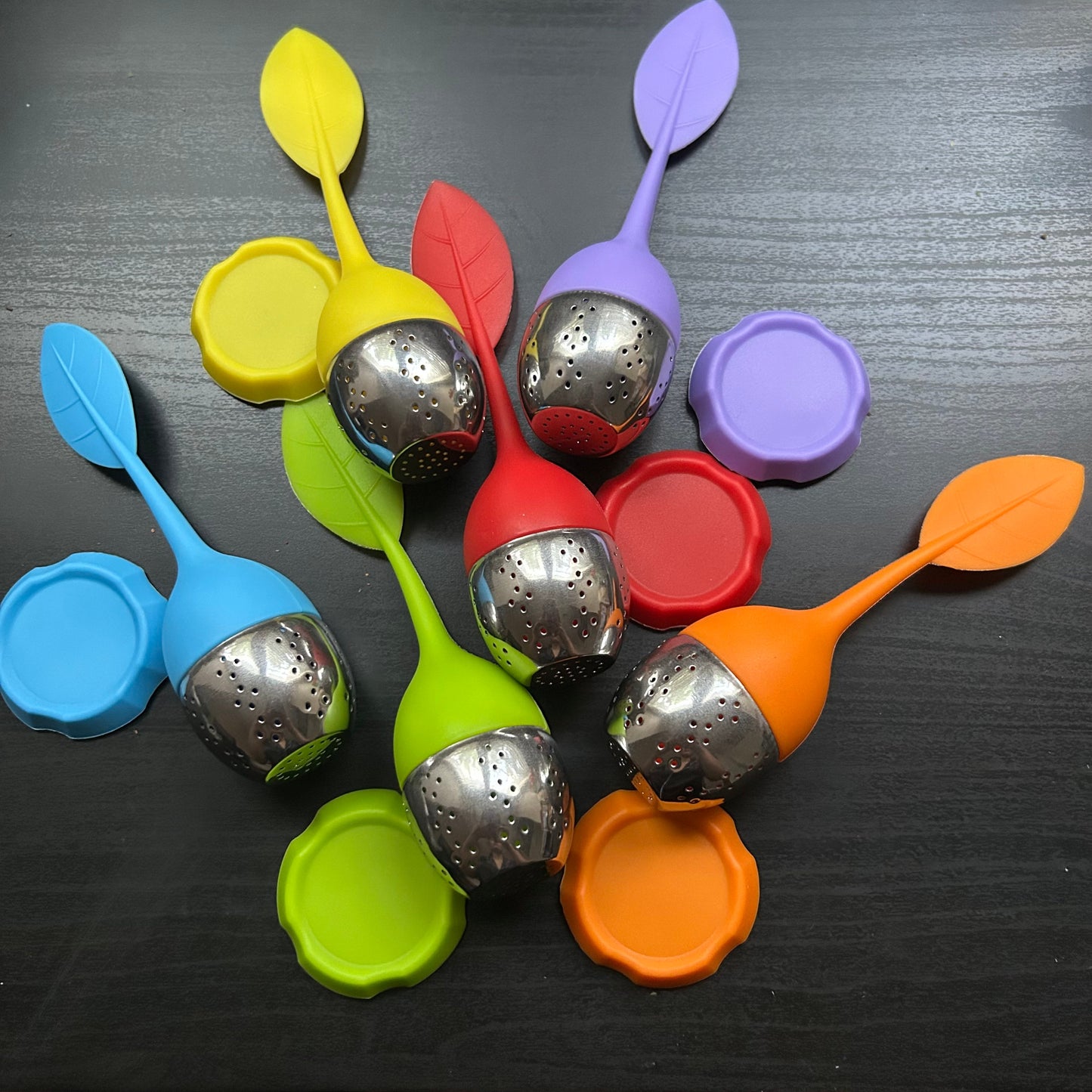 Leaf-Shaped Silicone Tea Strainer